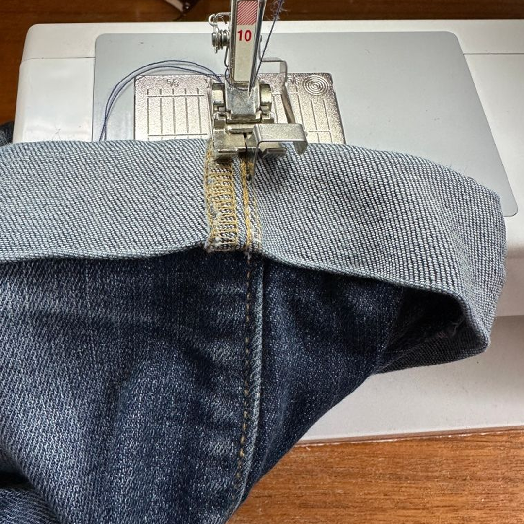 Pant hemming